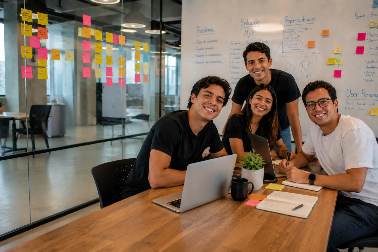 Equipo de una startup colombiana
